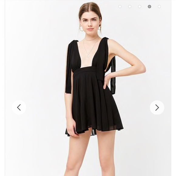 chiffon dress forever 21